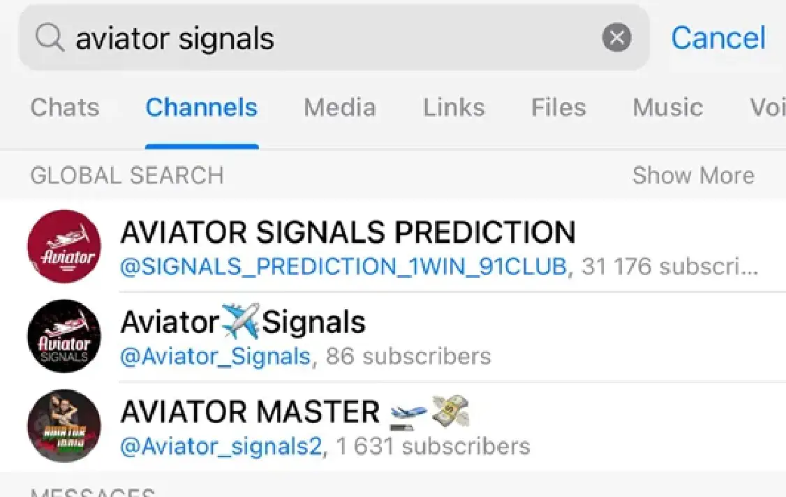 Aviator signals